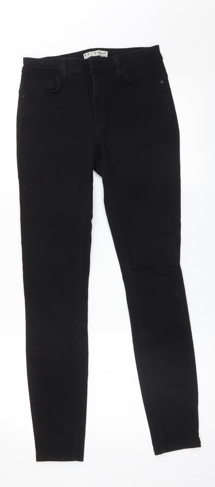 DENIM CO Womens Black Skinny Jeans Size 10 L30 in