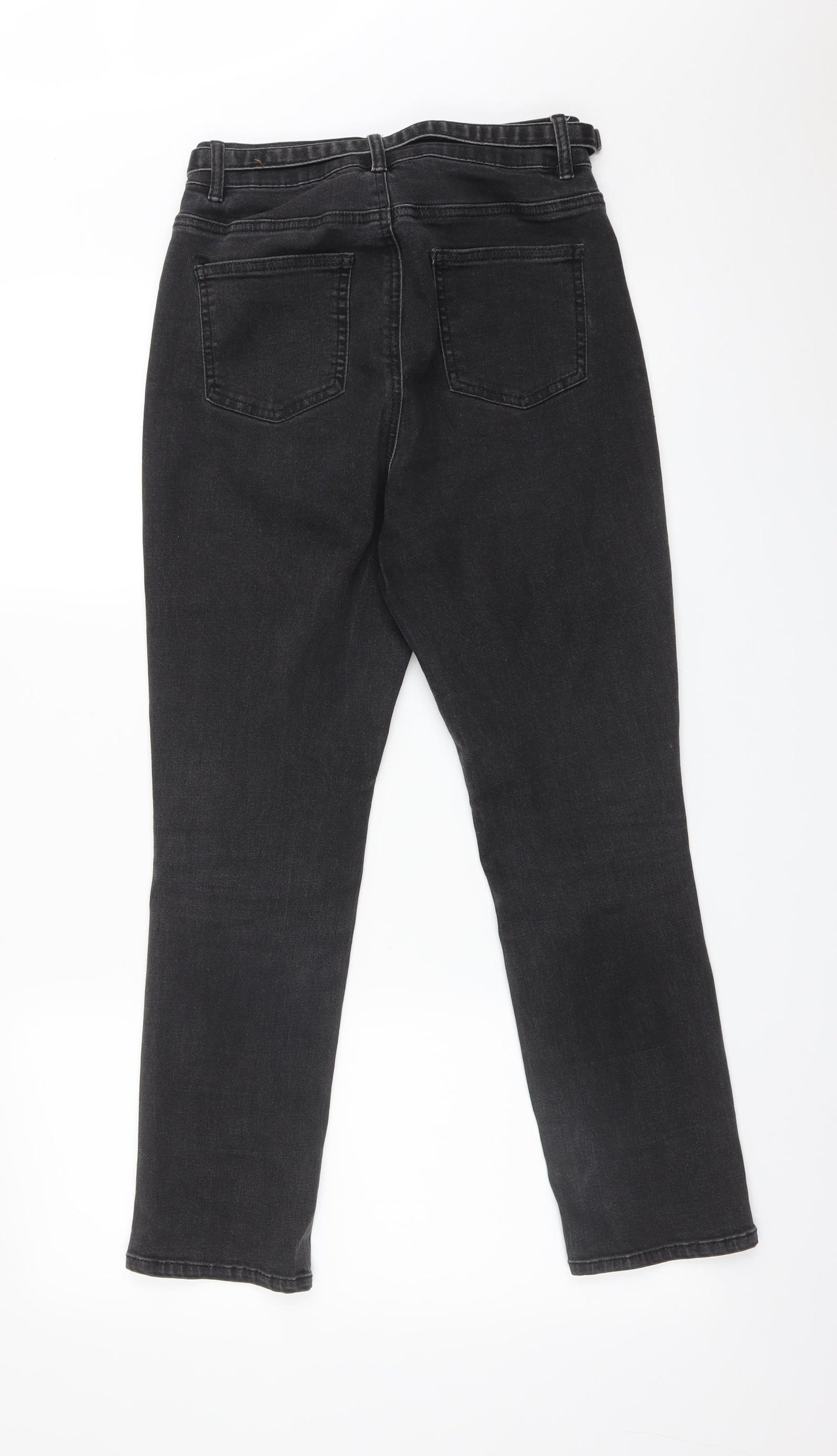 TU Womens Black   Straight Jeans Size 10 L25 in