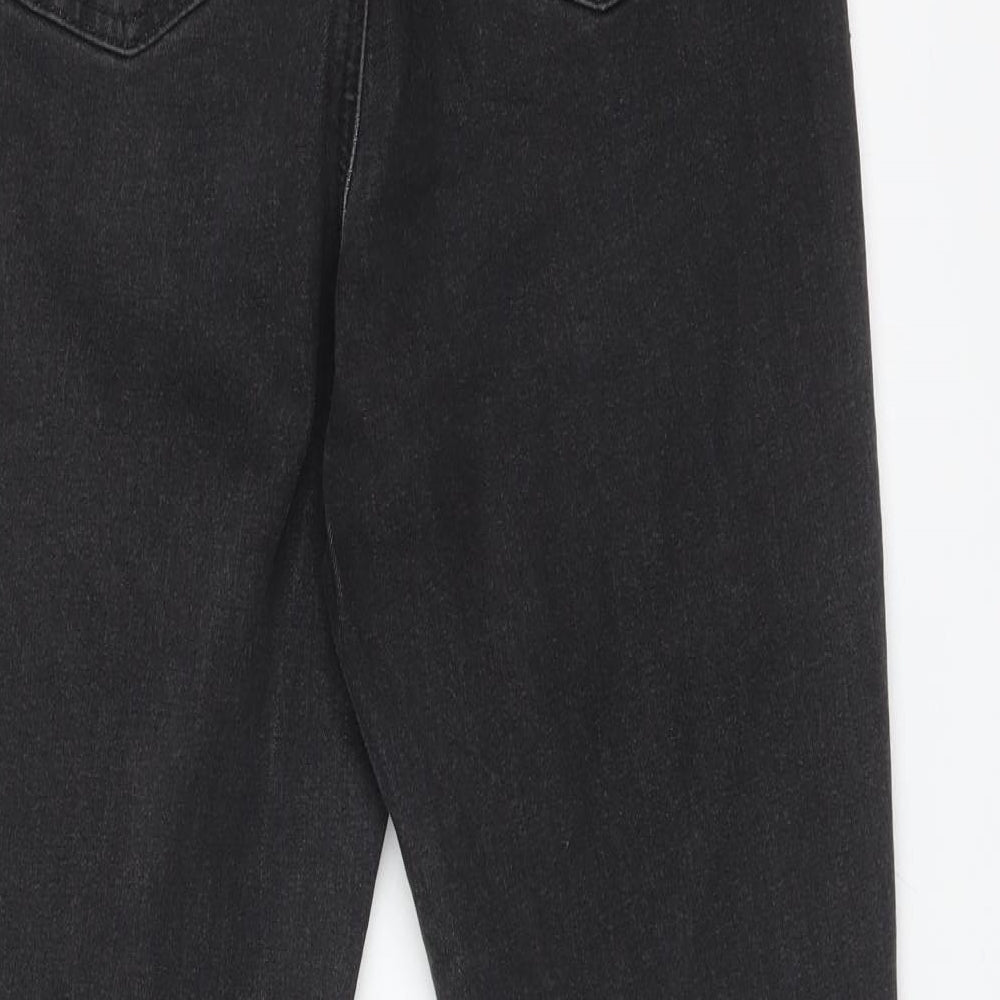 TU Womens Black   Straight Jeans Size 10 L25 in