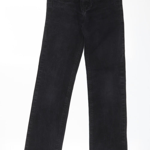 YD Girls Black   Straight Jeans Size 10-11 Years