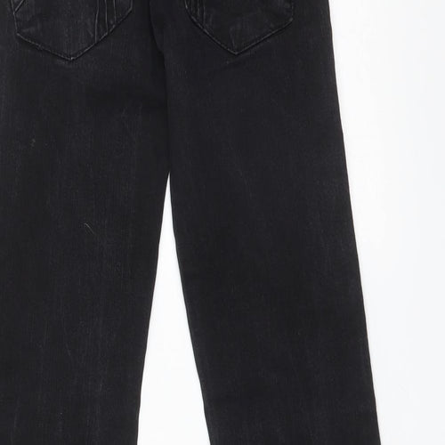 YD Girls Black   Straight Jeans Size 10-11 Years