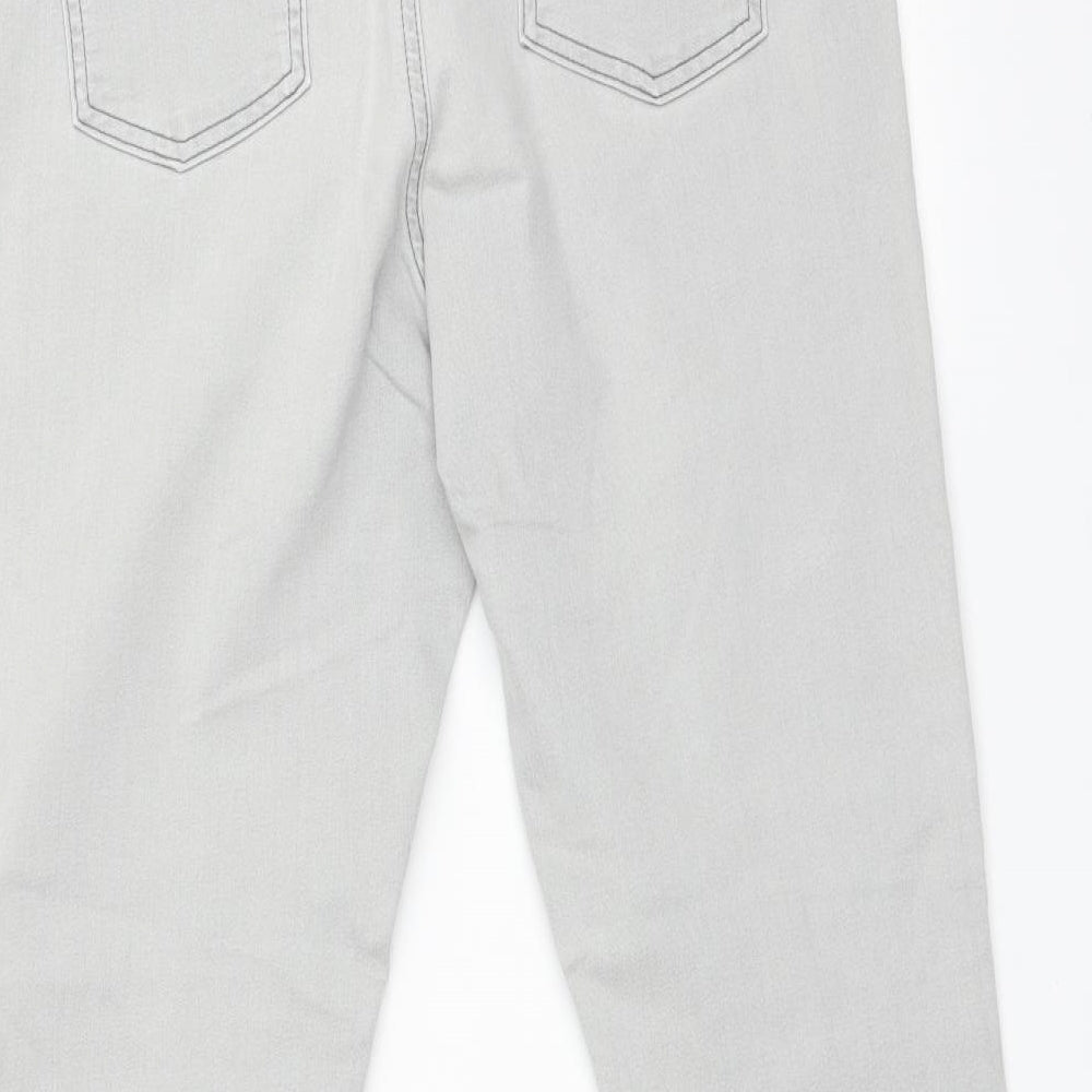 M&S Womens Grey   Jegging Jeans Size 16 L28 in