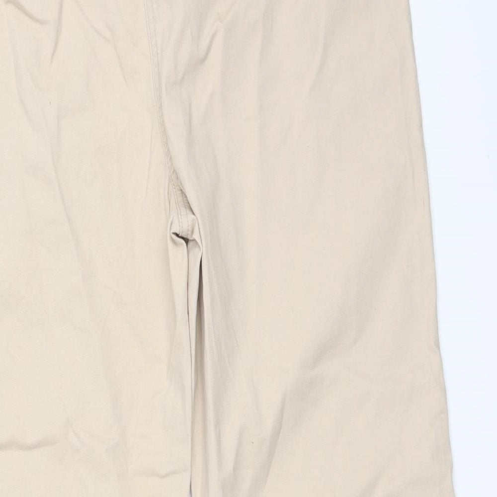 Papaya Womens Beige   Chino Trousers Size 14 L22 in