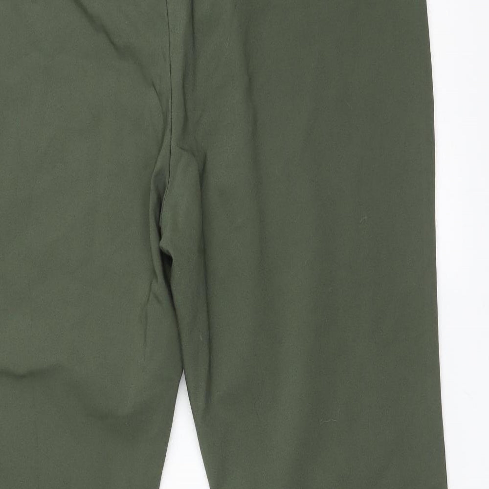 Papaya Womens Green   Chino Trousers Size 16 L26 in
