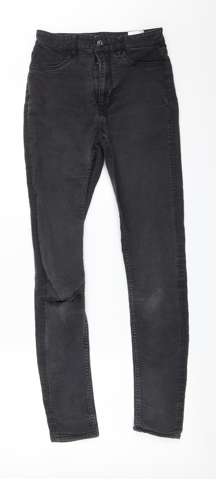 H&M Womens Black   Jegging Jeans Size 8 L28 in
