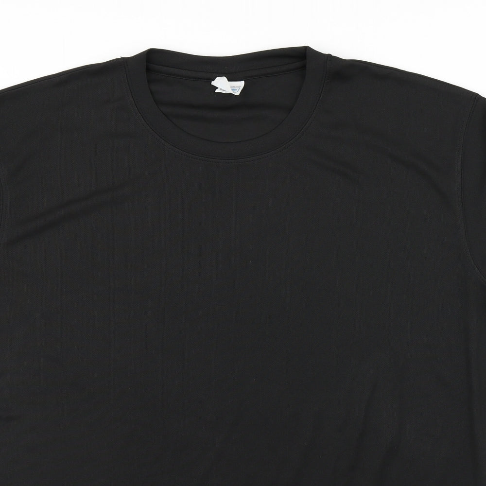 Preworn Mens Black   Basic T-Shirt Size L