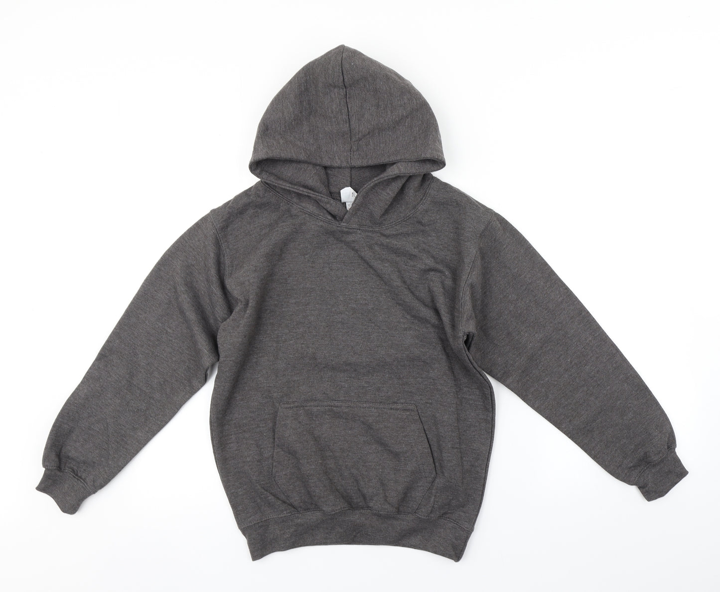 Preworn Boys Grey   Pullover Hoodie Size 9-10 Years