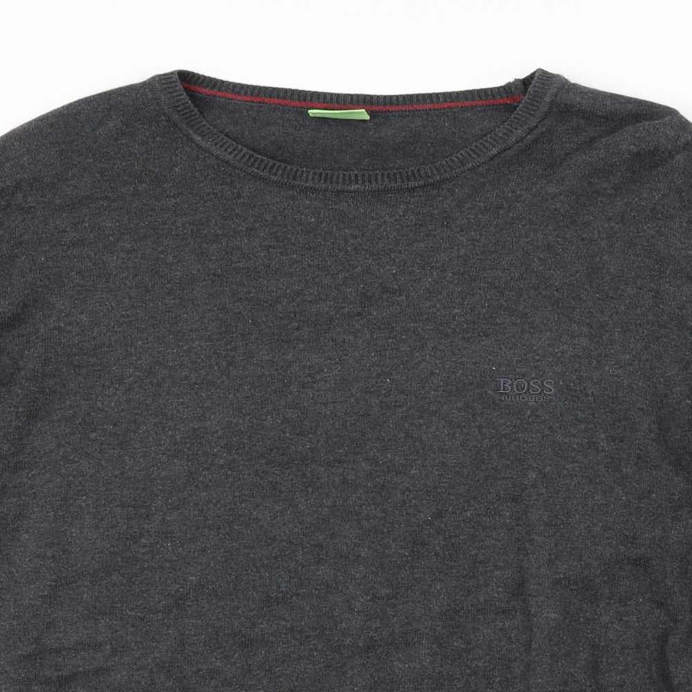 HUGO BOSS Mens Grey   Pullover Jumper Size XL