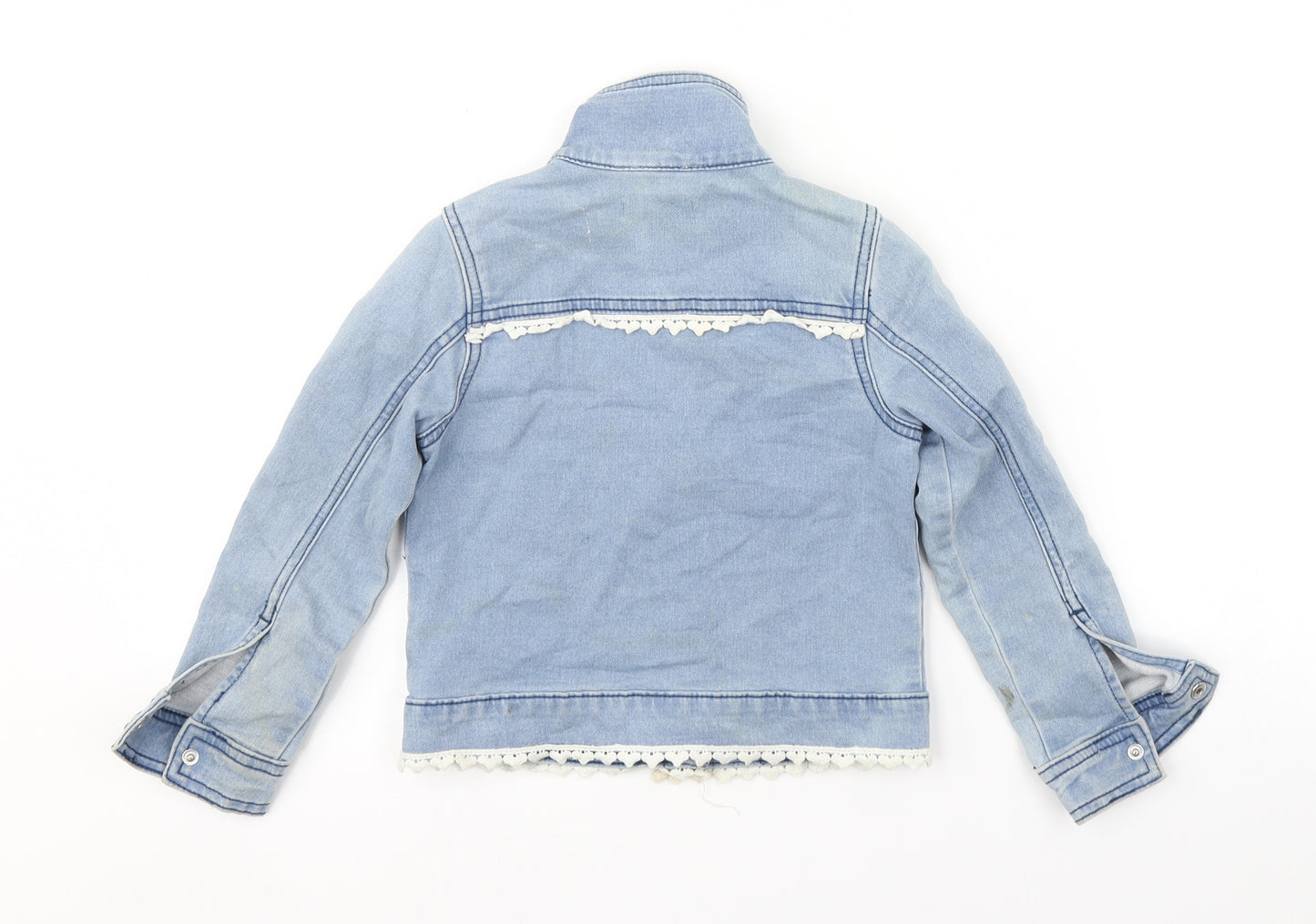 M&CO. Girls Blue   Jacket  Size 5-6 Years  - DENIM JACKET