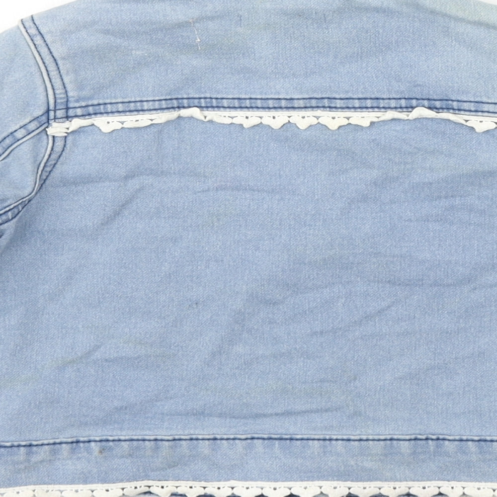 M&CO. Girls Blue   Jacket  Size 5-6 Years  - DENIM JACKET