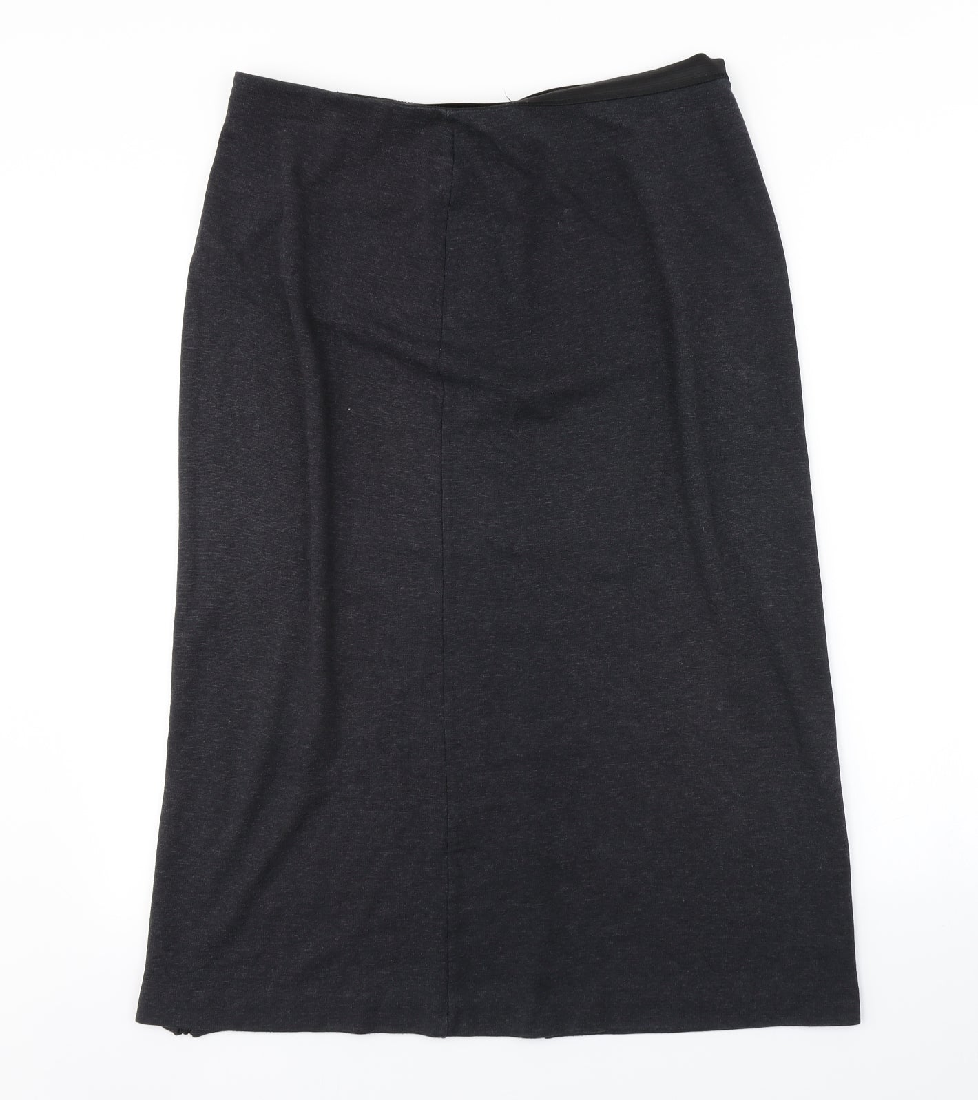 M&S Womens Grey   A-Line Skirt Size 16
