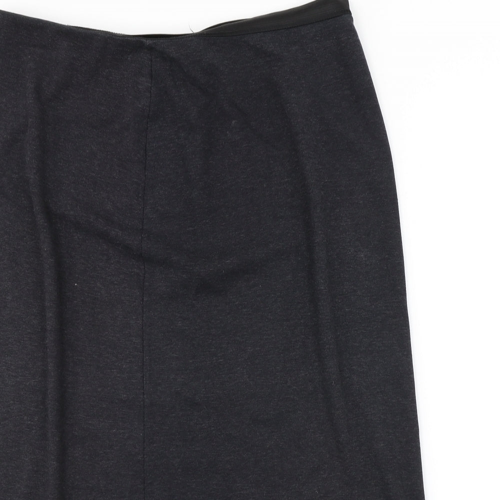 M&S Womens Grey   A-Line Skirt Size 16