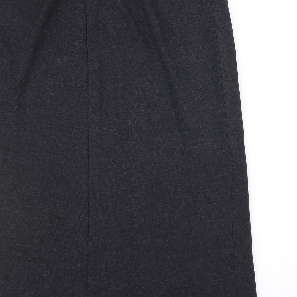 M&S Womens Grey   A-Line Skirt Size 16