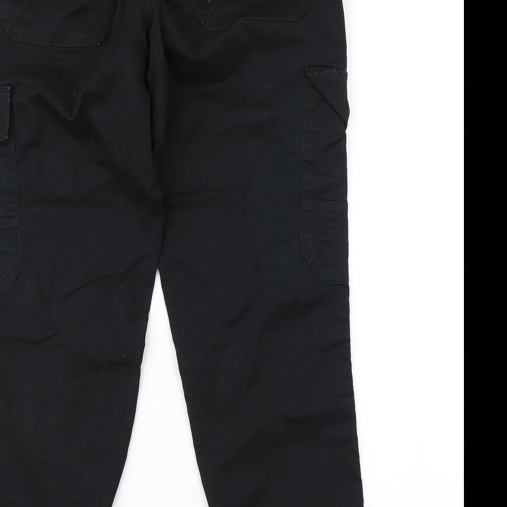 Easy Mens Black   Cargo Trousers Size 34 in L31 in