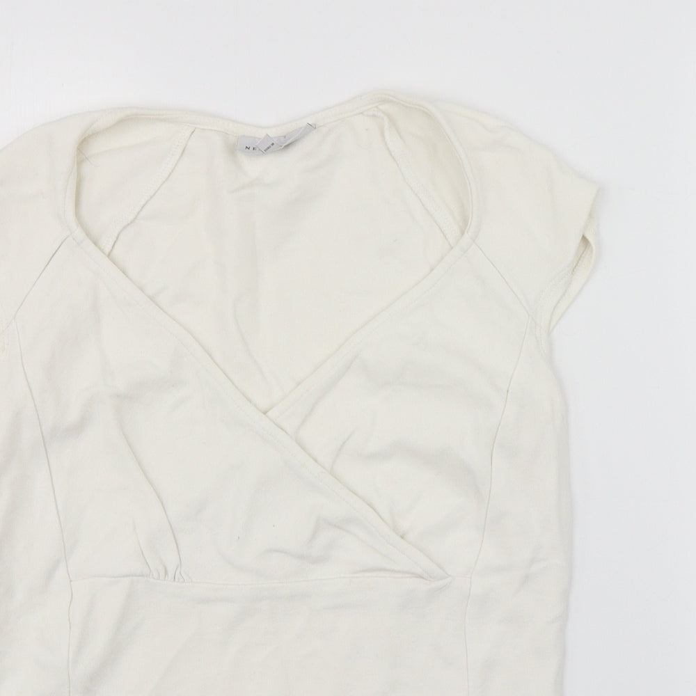 NEXT Womens White   Basic Blouse Size 10