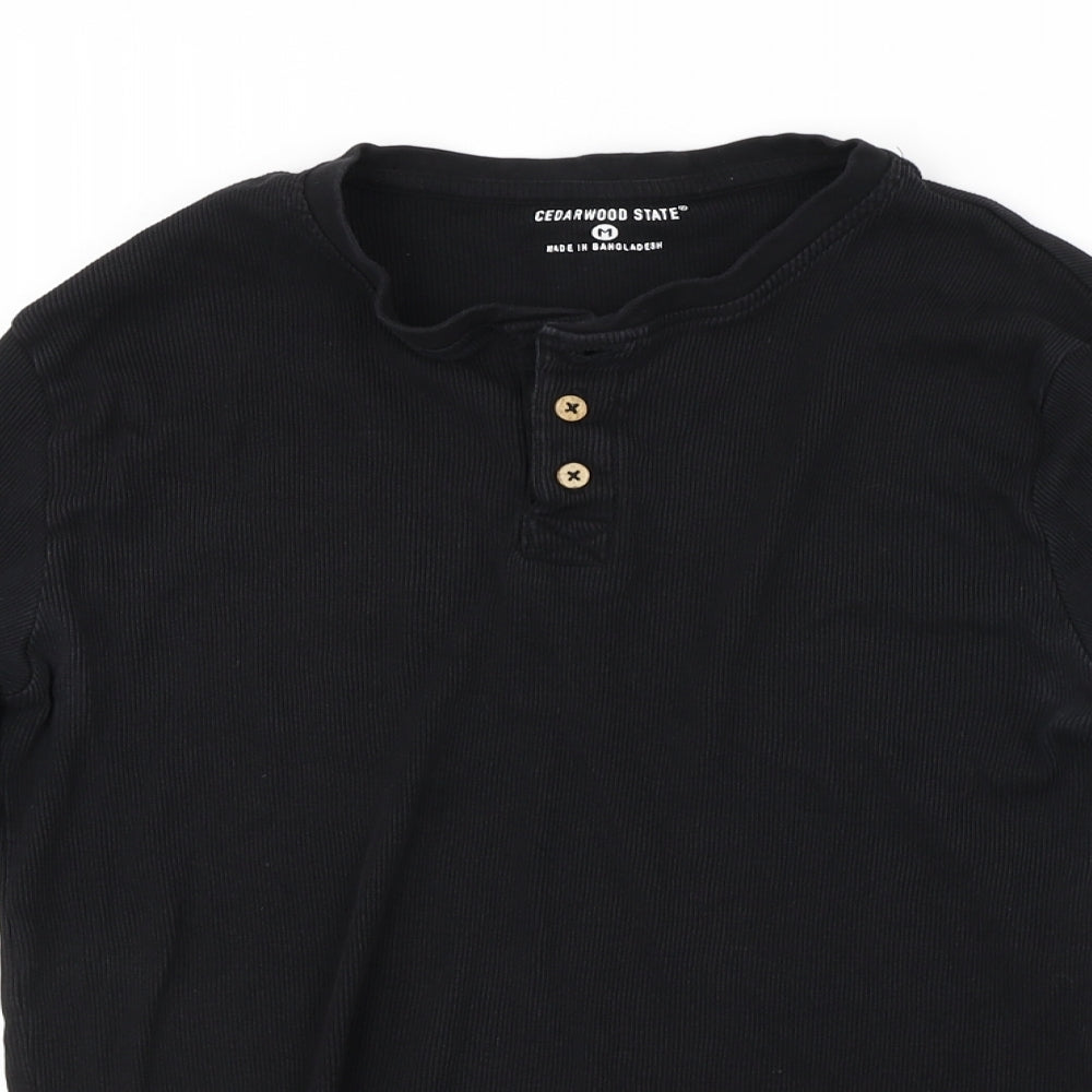Cedar Wood State Mens Grey    T-Shirt Size M