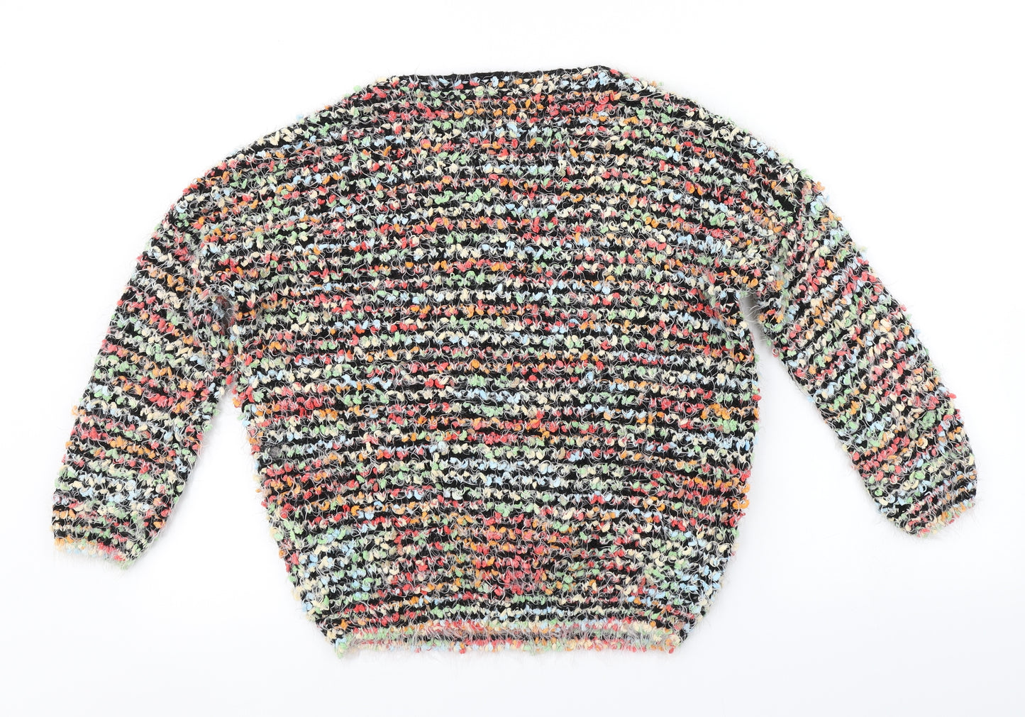 Stella Womens Multicoloured Striped  Pullover Jumper Size 10