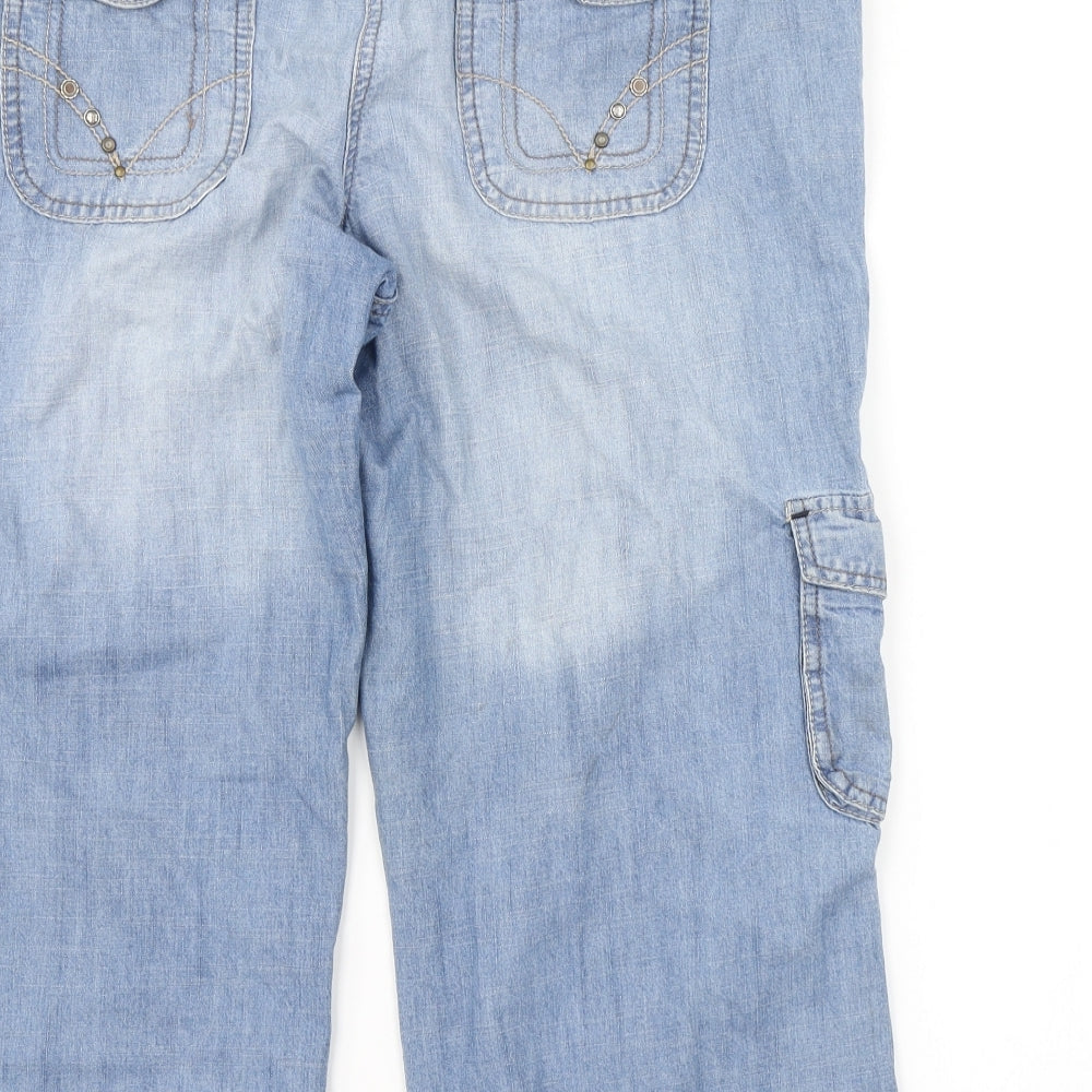 George Womens Blue   Cropped Jeans Size 14 L22 in