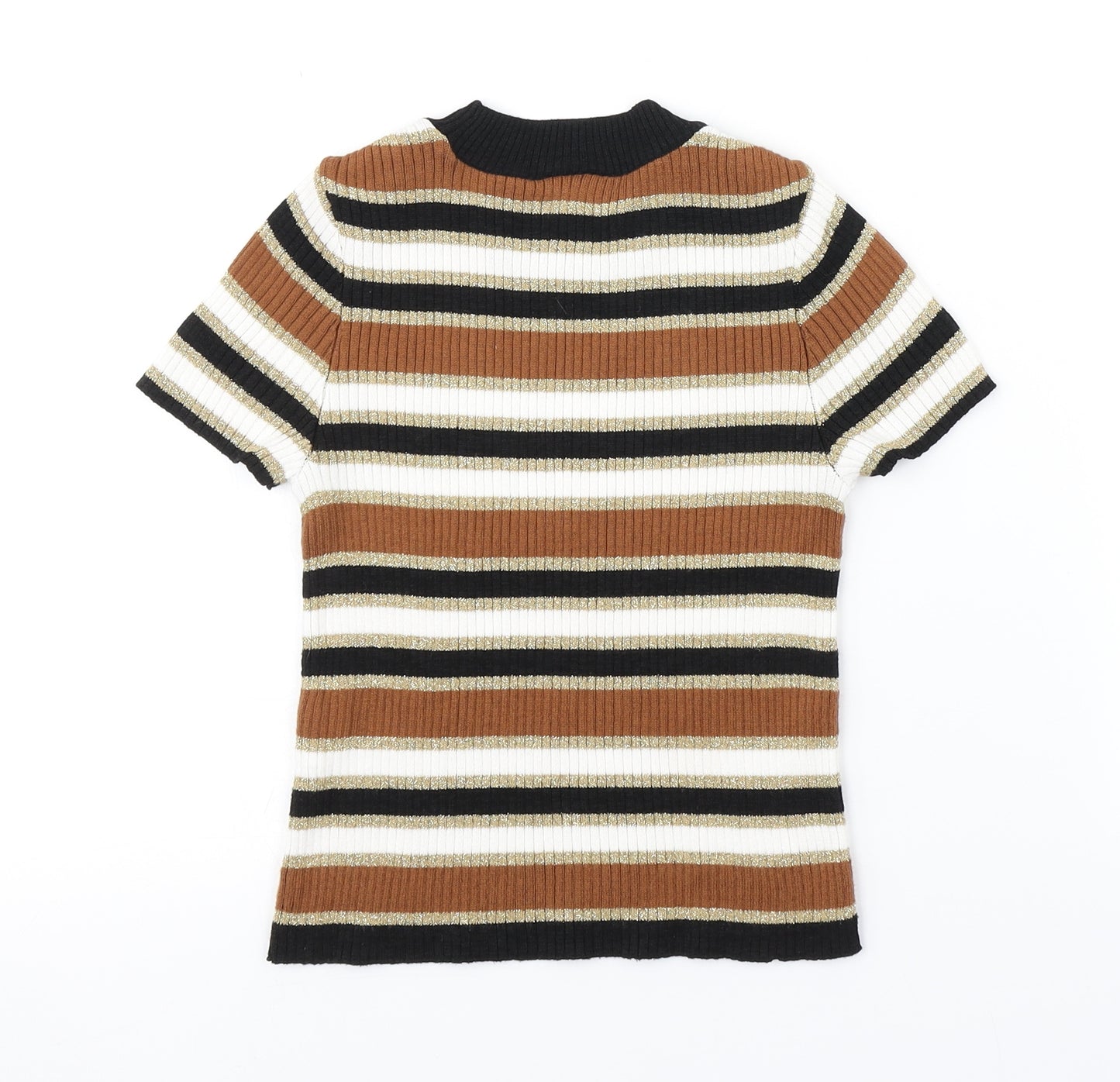 River Island Girls Multicoloured Striped  Pullover Jumper Size 7-8 Years