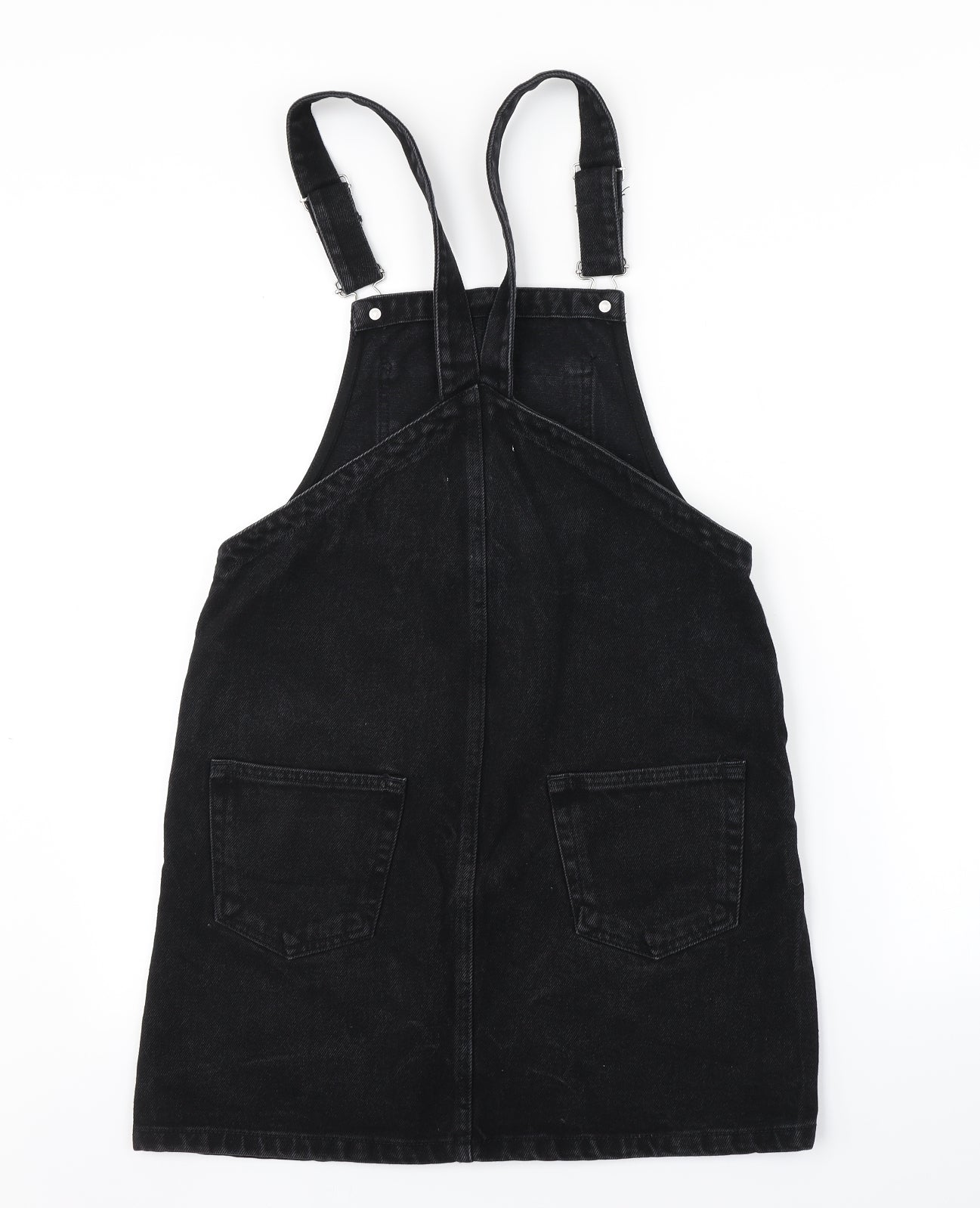 Miss Selfridge Womens Black   Pinafore/Dungaree Dress  Size 8