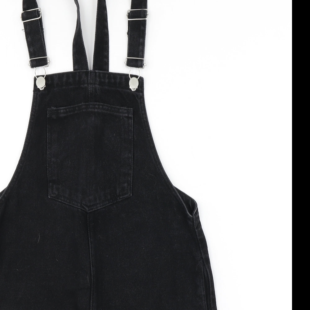 Miss Selfridge Womens Black   Pinafore/Dungaree Dress  Size 8