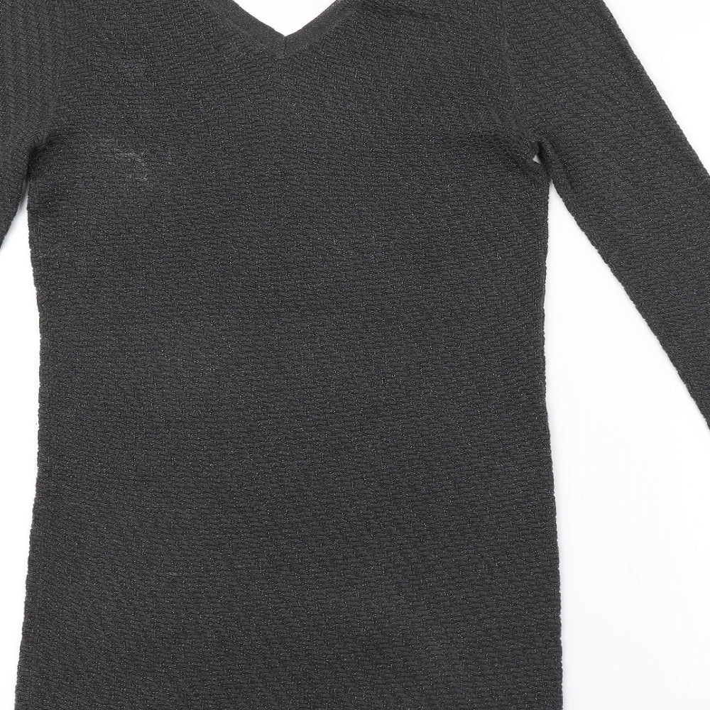 NEXT Womens Grey   Jumper Dress  Size 14