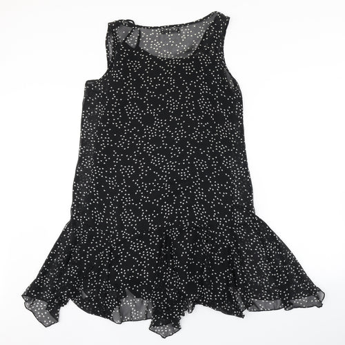 Atmosphere Womens Black Geometric  A-Line  Size 12