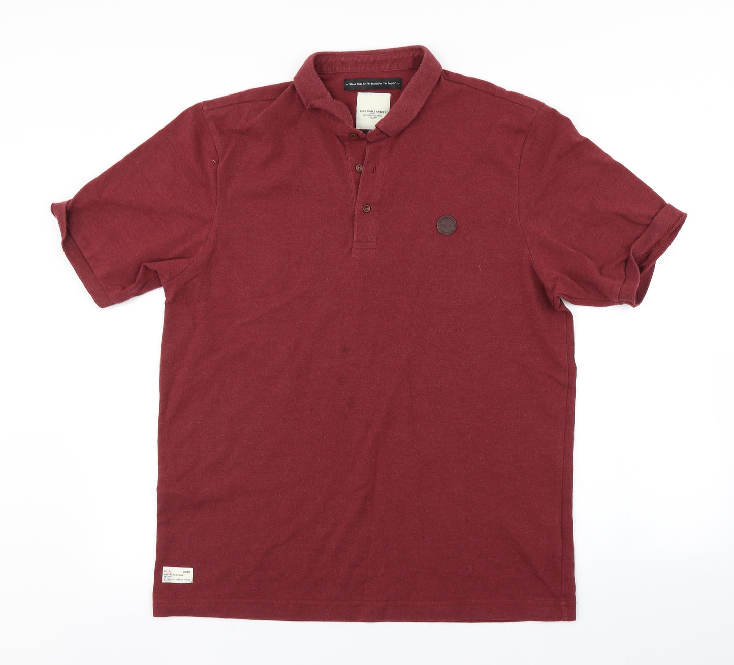 Marshall Artist Mens Red    Polo Size XL