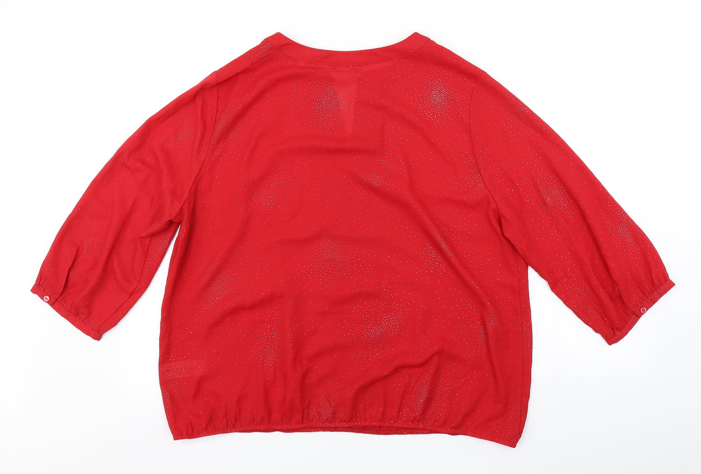 Anthology Womens Red   Basic Blouse Size 20