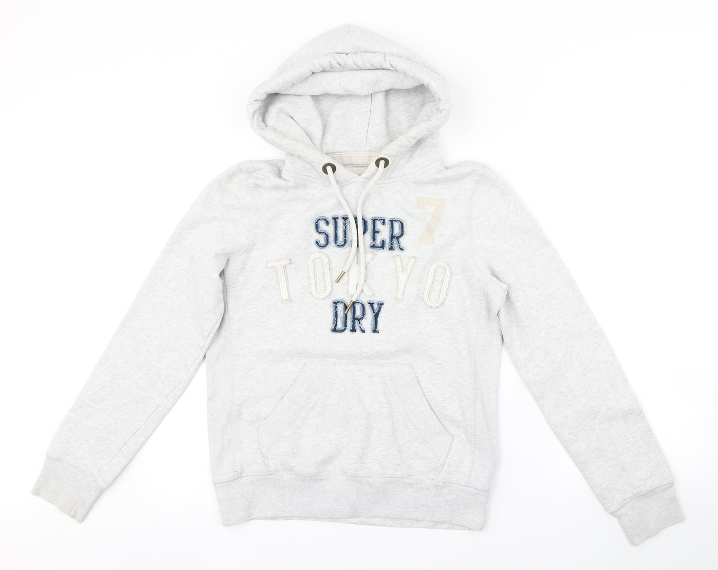Superdry Mens Grey   Pullover Hoodie Size S