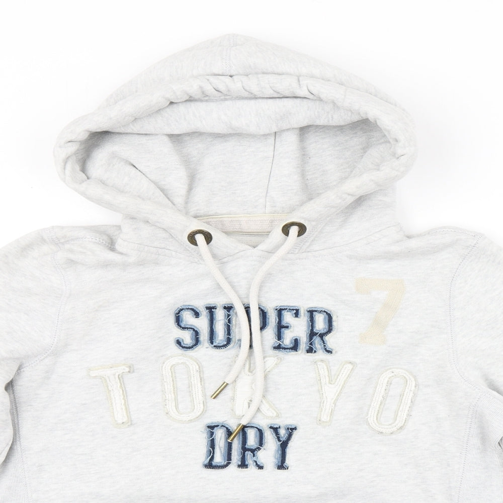 Superdry Mens Grey   Pullover Hoodie Size S