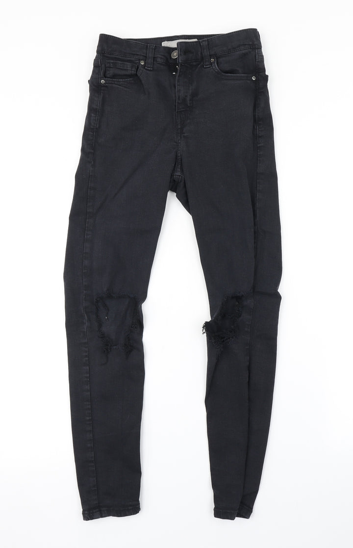 Topshop Womens Blue Skinny Jeans Size 26 in L30 in