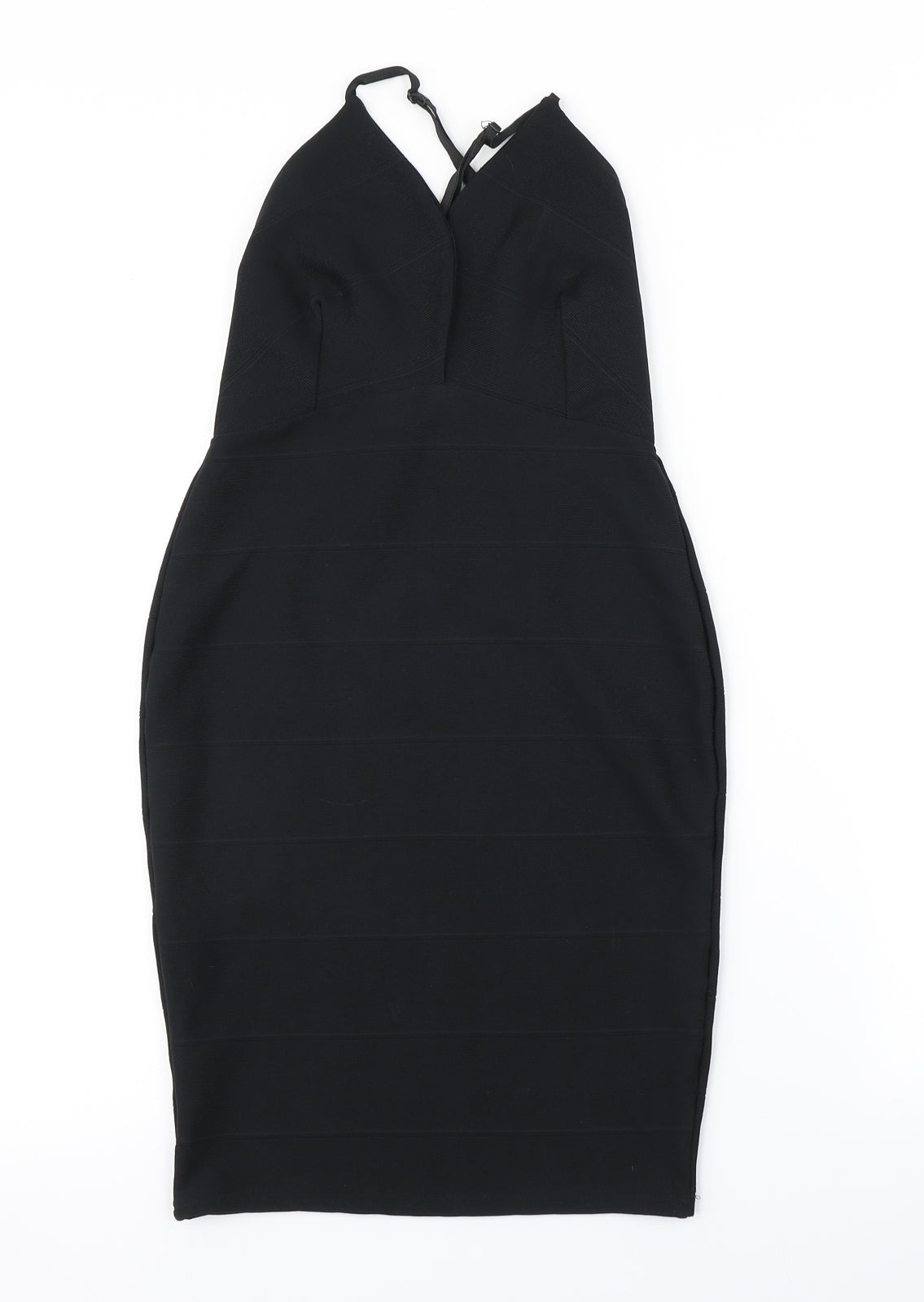 Boohoo Womens Black   Pencil Dress  Size 8