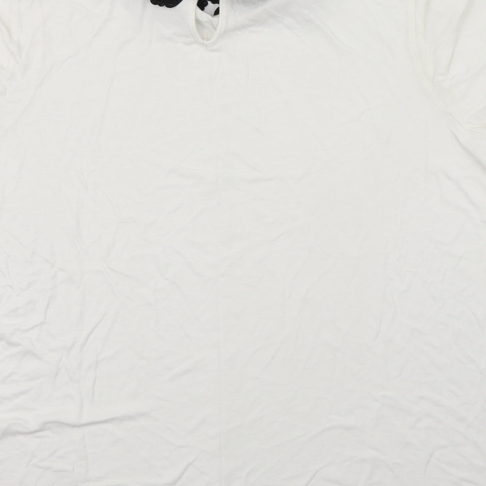 Dorothy Perkins Womens White   Basic Blouse Size 18