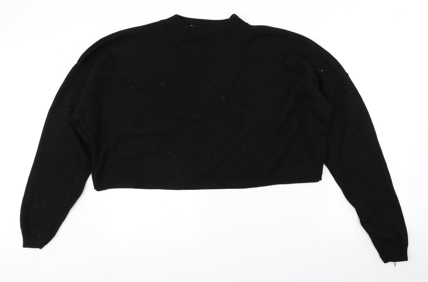 In the Style Womens Black   Pullover Jumper Size 16
