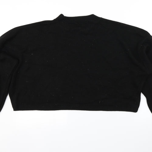 In the Style Womens Black   Pullover Jumper Size 16