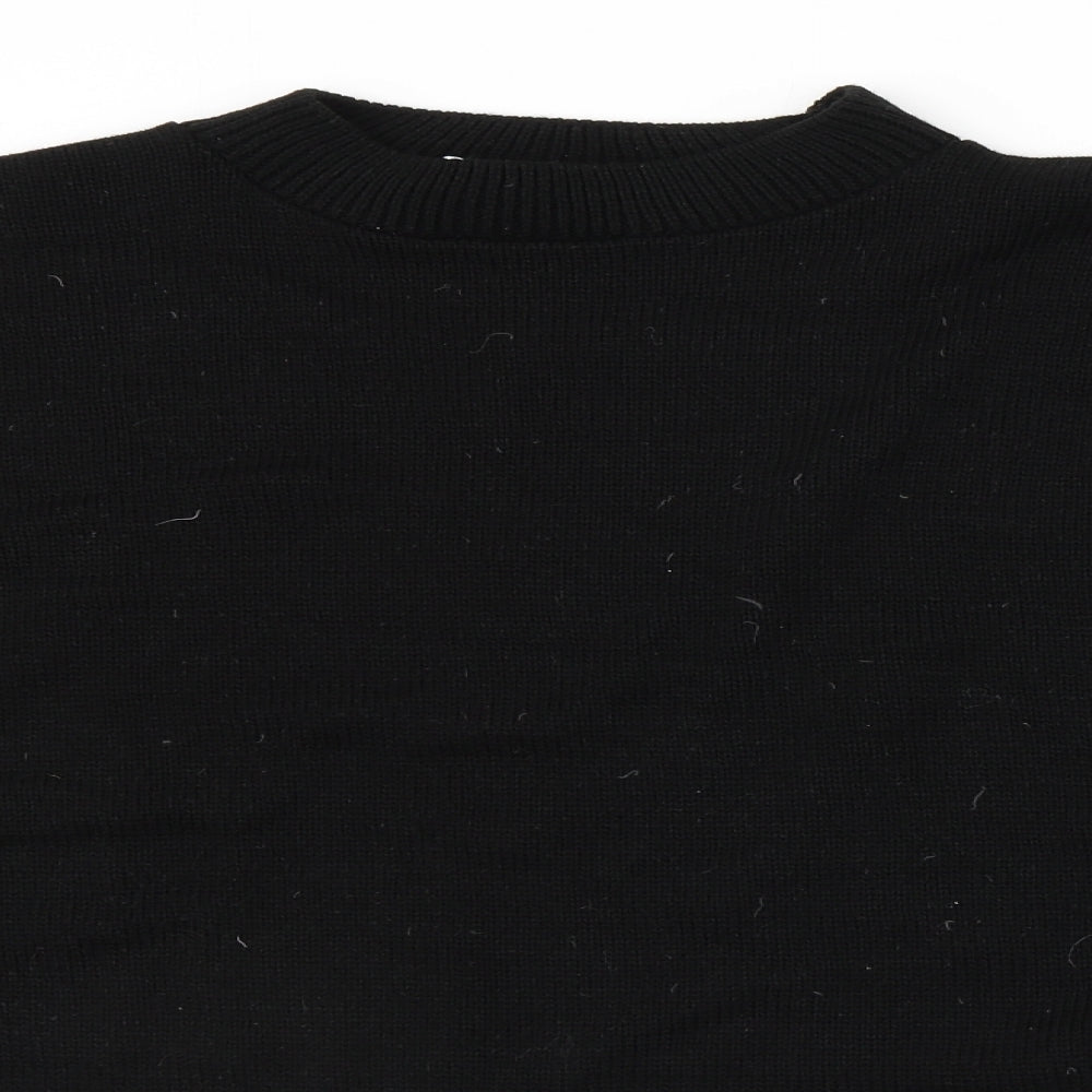 In the Style Womens Black   Pullover Jumper Size 16