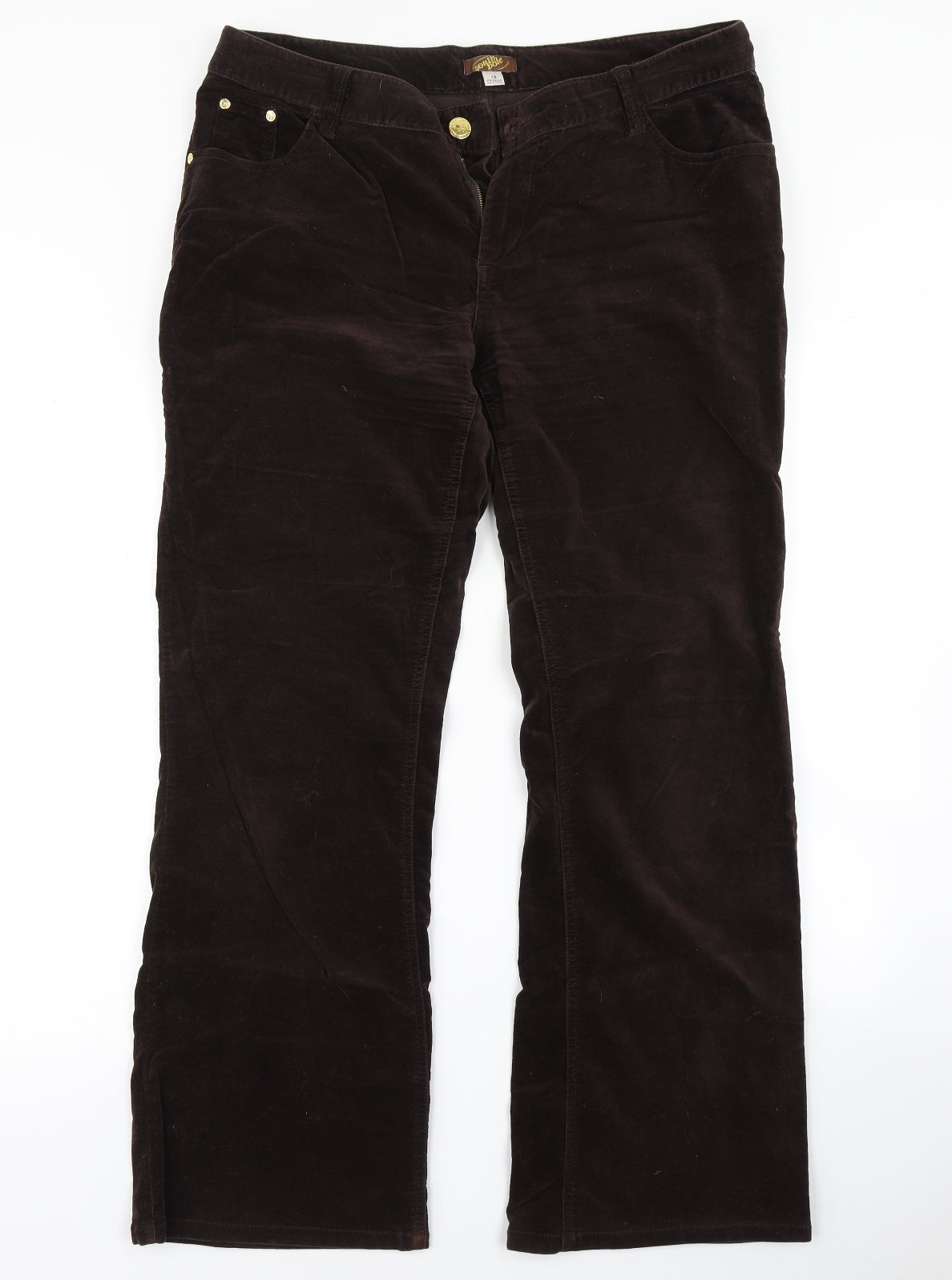 Southpole Womens Brown   Bootcut Jeans Size 16 L30 in