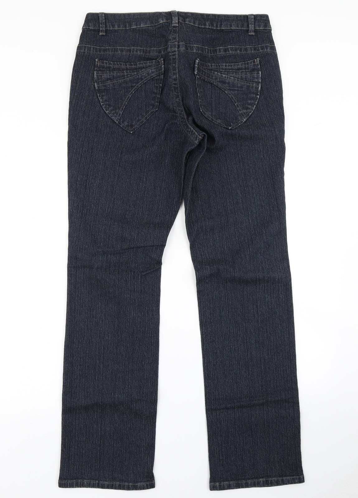 HOT BOTTOMS Womens Blue   Straight Jeans Size 16 L30 in