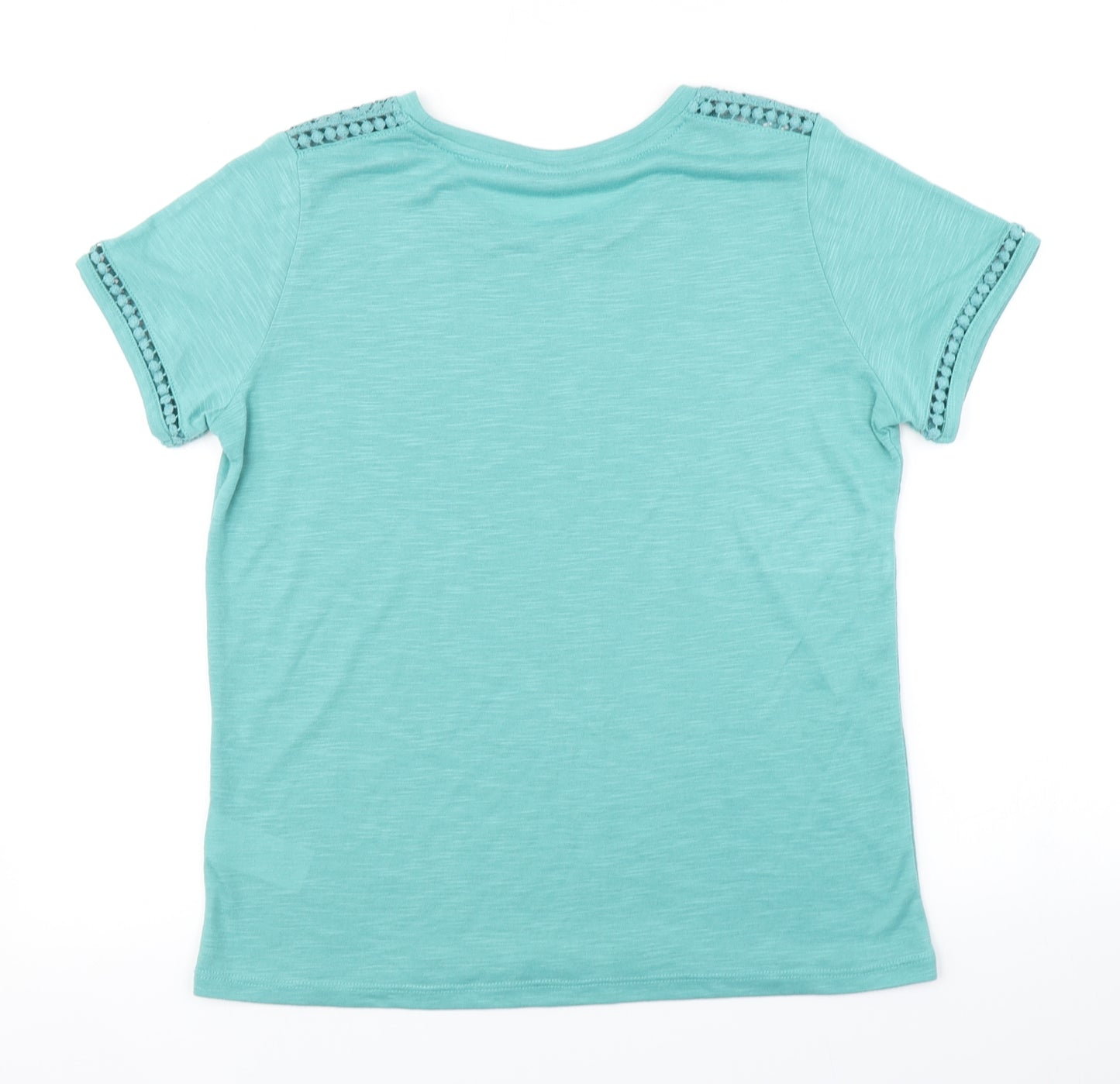 ANNA ROSE Womens Blue   Basic T-Shirt Size M