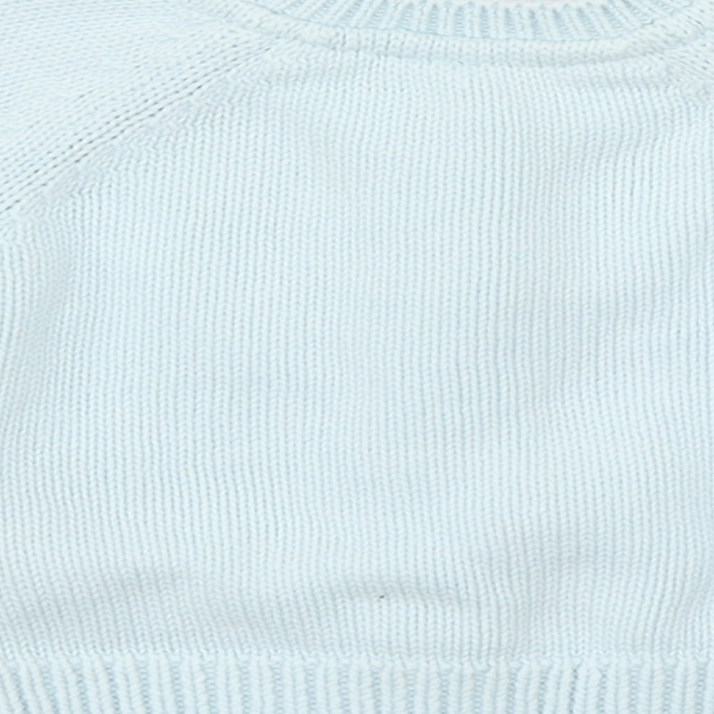 M&S Baby Blue   Cardigan Jumper Size 0-3 Months