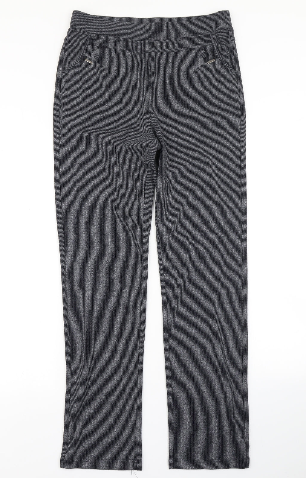 JUST ELEGANCE Womens Grey   Trousers  Size 12 L30 in