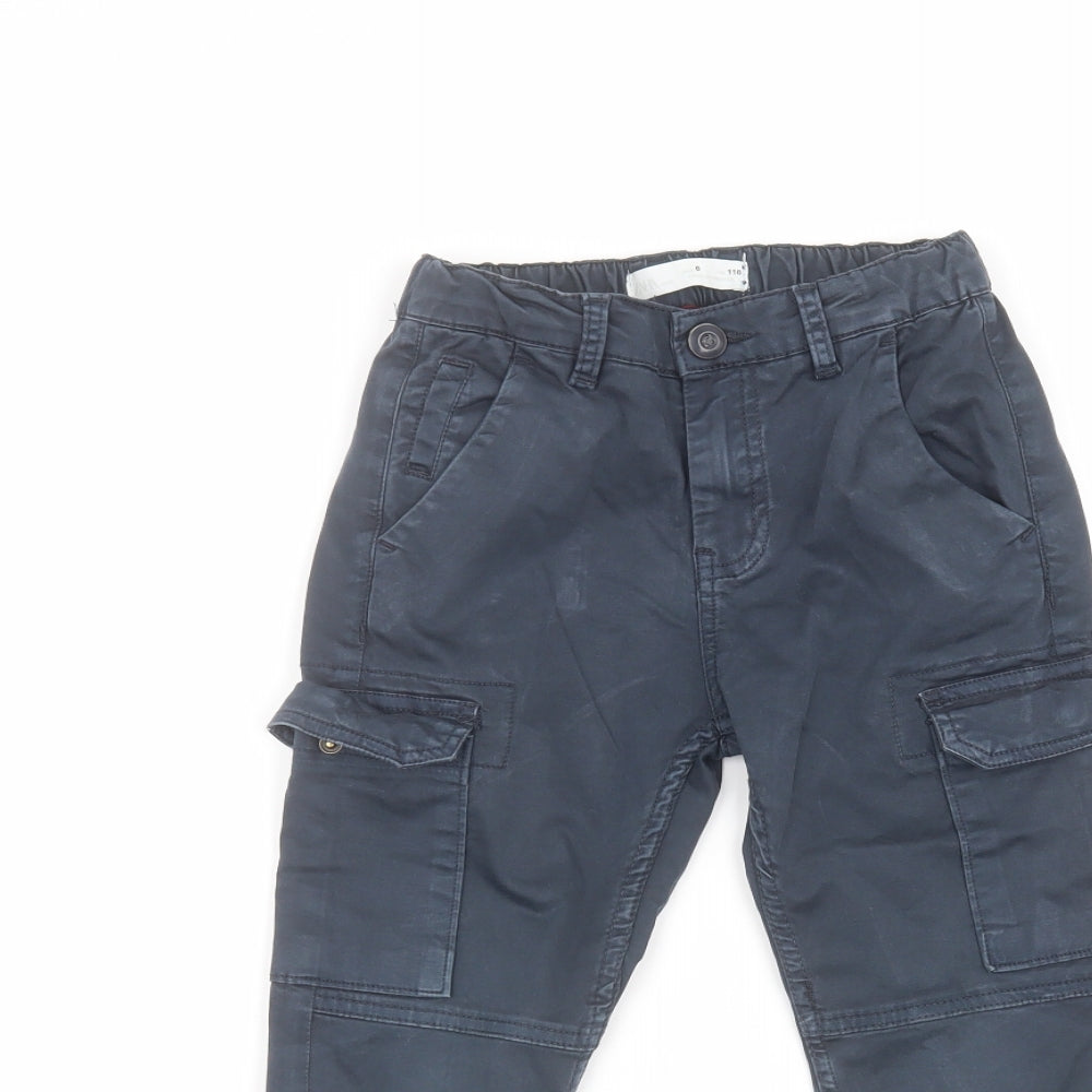 Zara Boys Blue   Straight Jeans Size 6 Years - Cargo