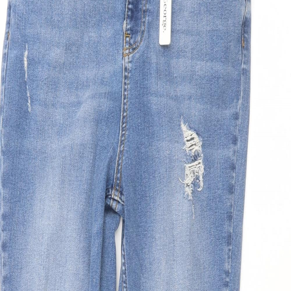 George Womens Blue   Skinny Jeans Size 14 L27 in