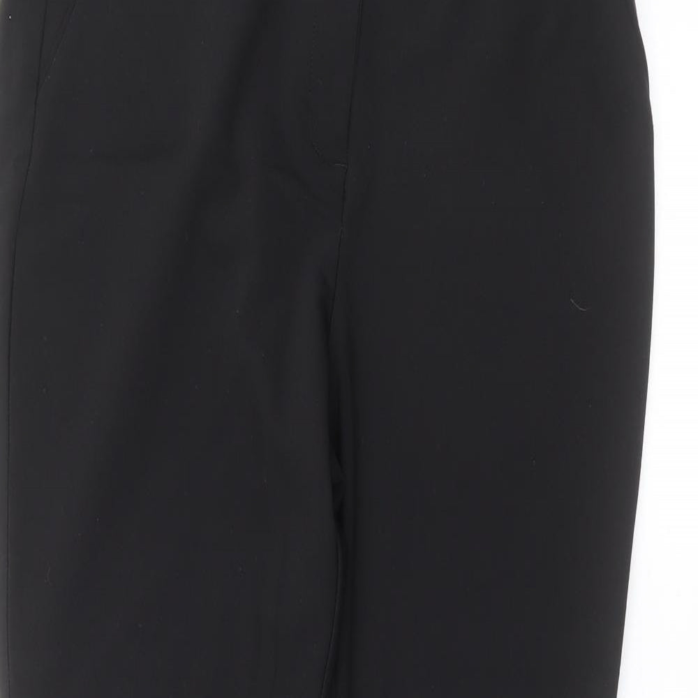 Papaya Womens Black   Trousers  Size 14 L26 in