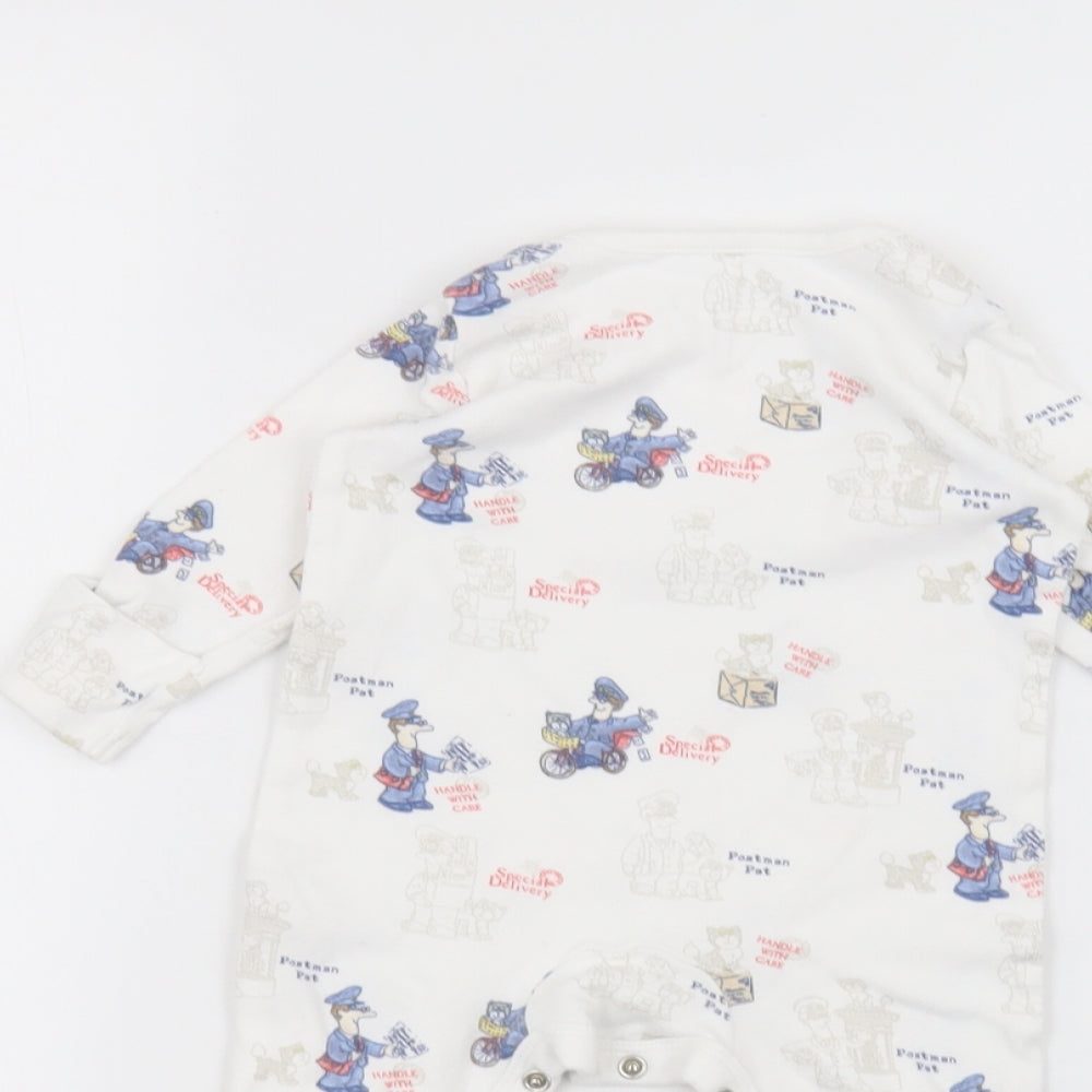 Postman Pat Baby White   Coverall One-Piece Size 3-6 Months