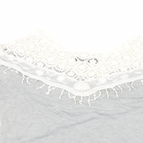 Zanzea Womens Grey   Basic T-Shirt Size M