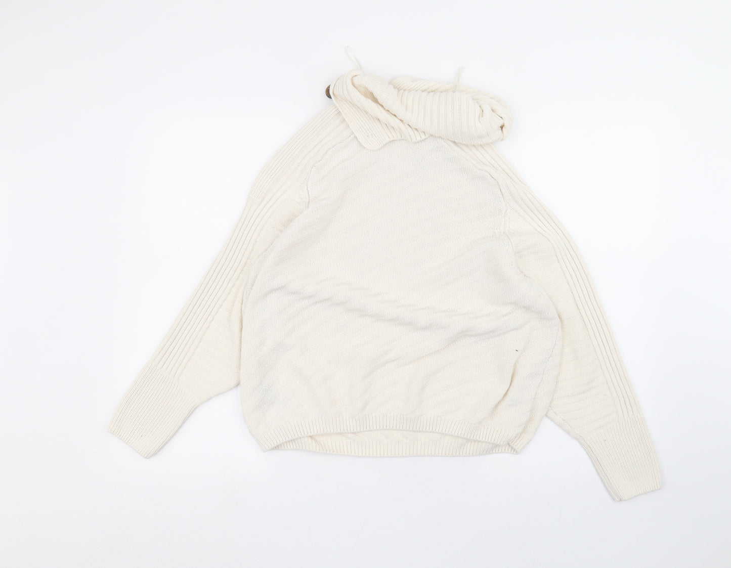 Marks and Spencer Womens White   Pullover Jumper Size M