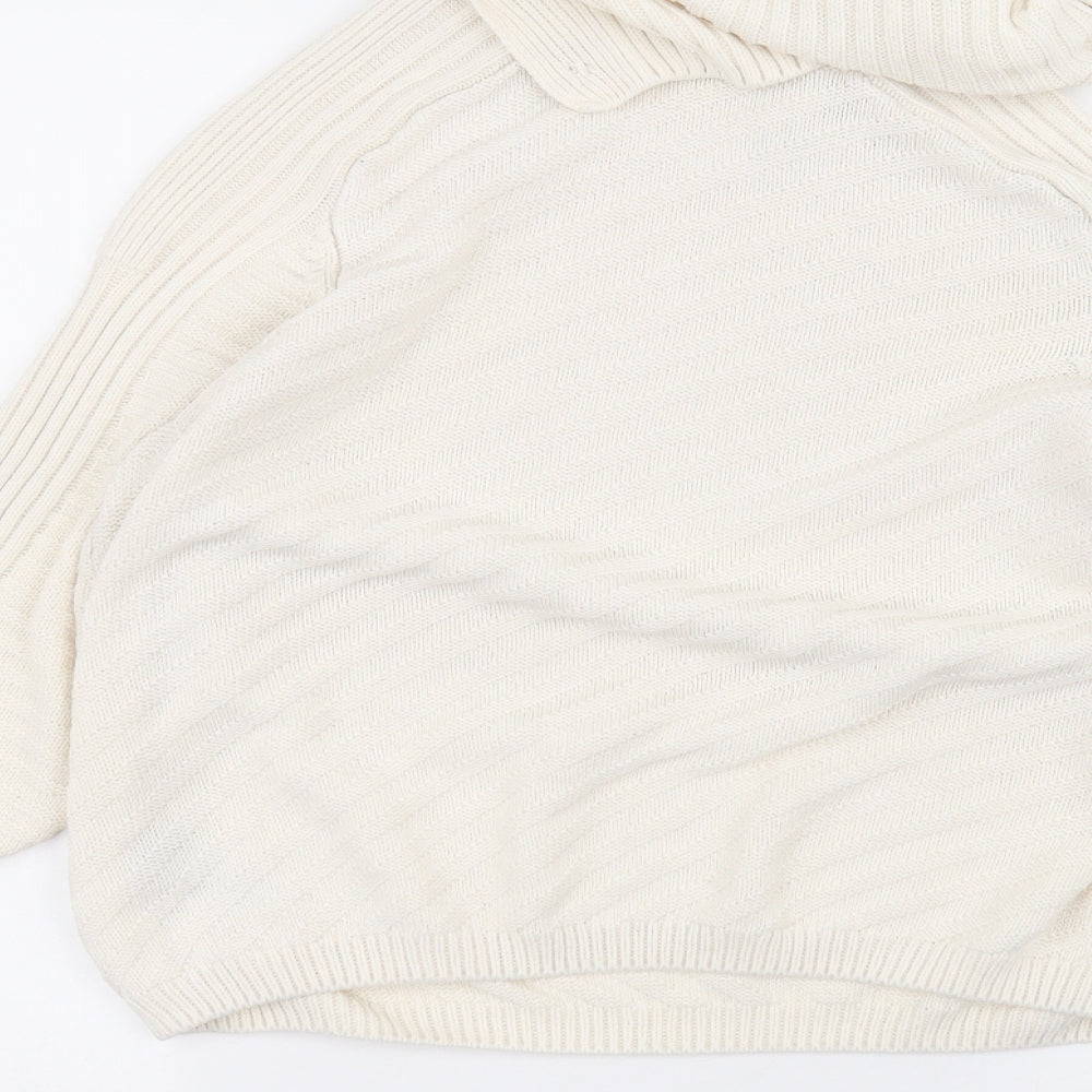 Marks and Spencer Womens White   Pullover Jumper Size M