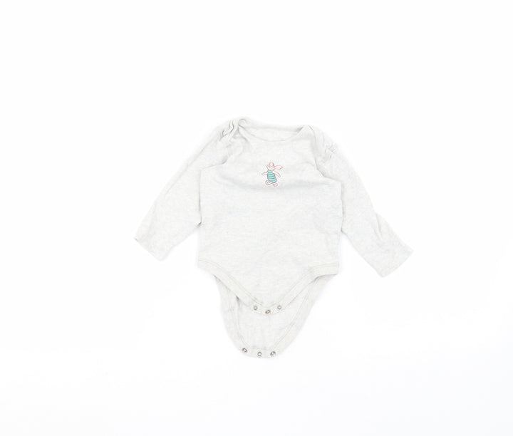 Marks and Spencer Baby Grey Babygrow One-Piece Size 12-18 Months